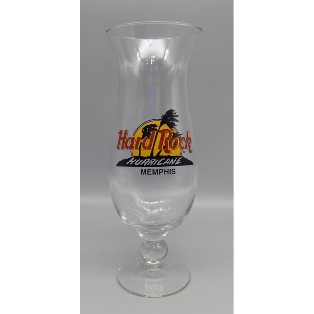 Hard Rock Cafe Memphis Hurricane Glass TN Mint Condition Barware